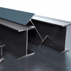 Двутавр нержавеющий г/к 1.4404 / 316L IPN 100 (INP) 80х42х3,9х5,9 мм EN 10034