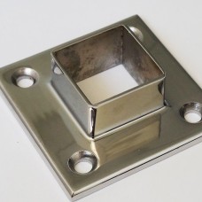 Фланец нержавеющий приварной встык с выступом квадратный Ду 10 Ру 2,5 AISI 304 10х14х15х8 мм ГОСТ 12821-80