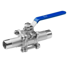 Кран нержавеющий шаровой стальной неполнопроходной муфтовый 12Х18Н10Т ДУ 10 Ру 16